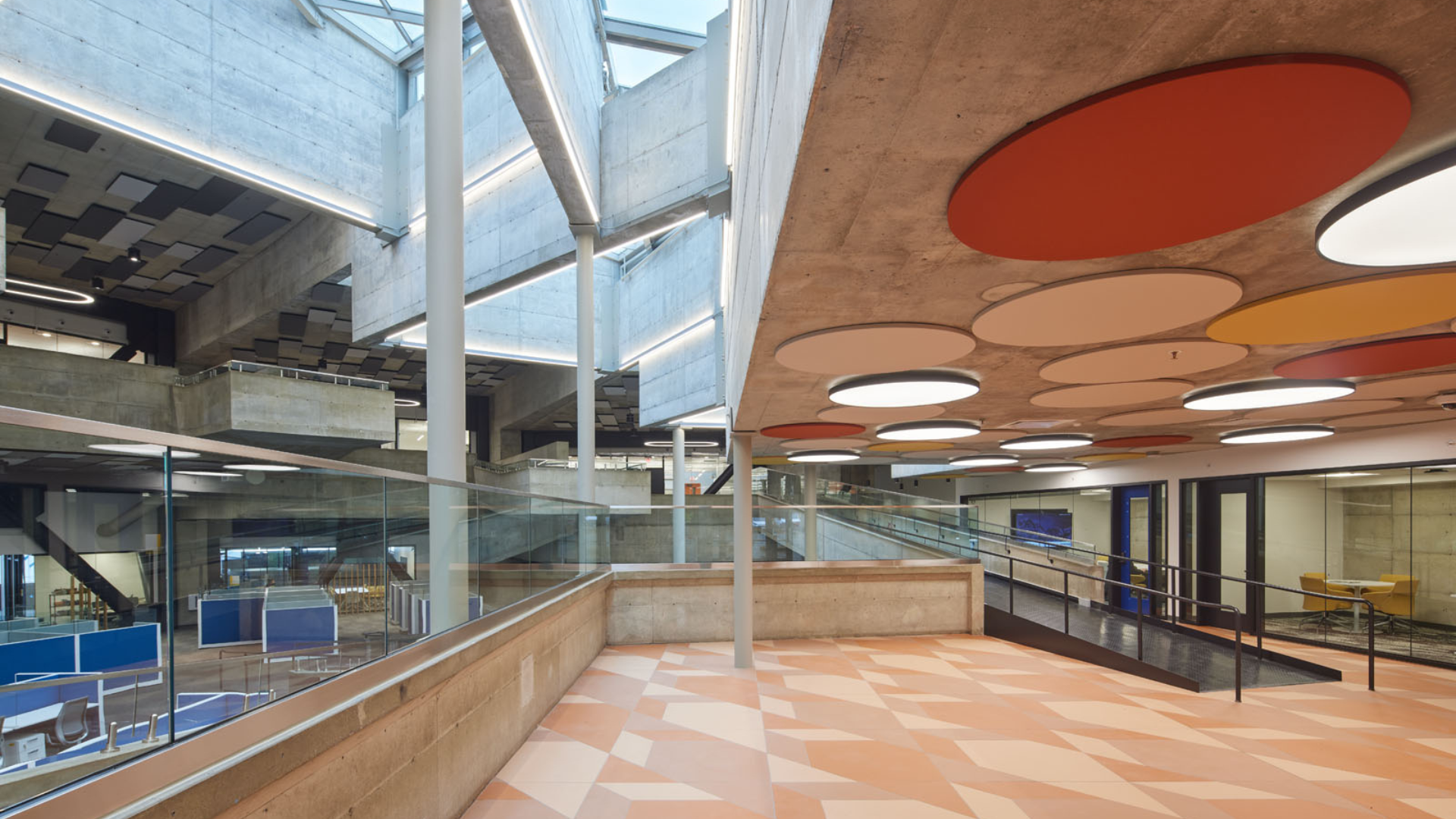 interior view of lobby at bakar bioenginuity hub